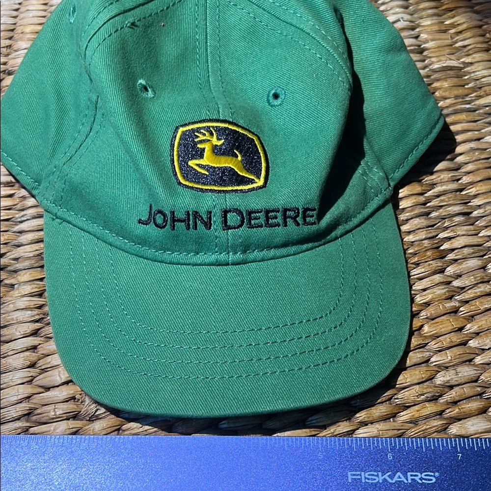 John Deere Green Hat Iconic Logo Adjustable Accessory